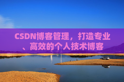 CSDN博客管理，打造专业、高效的个人技术博客
